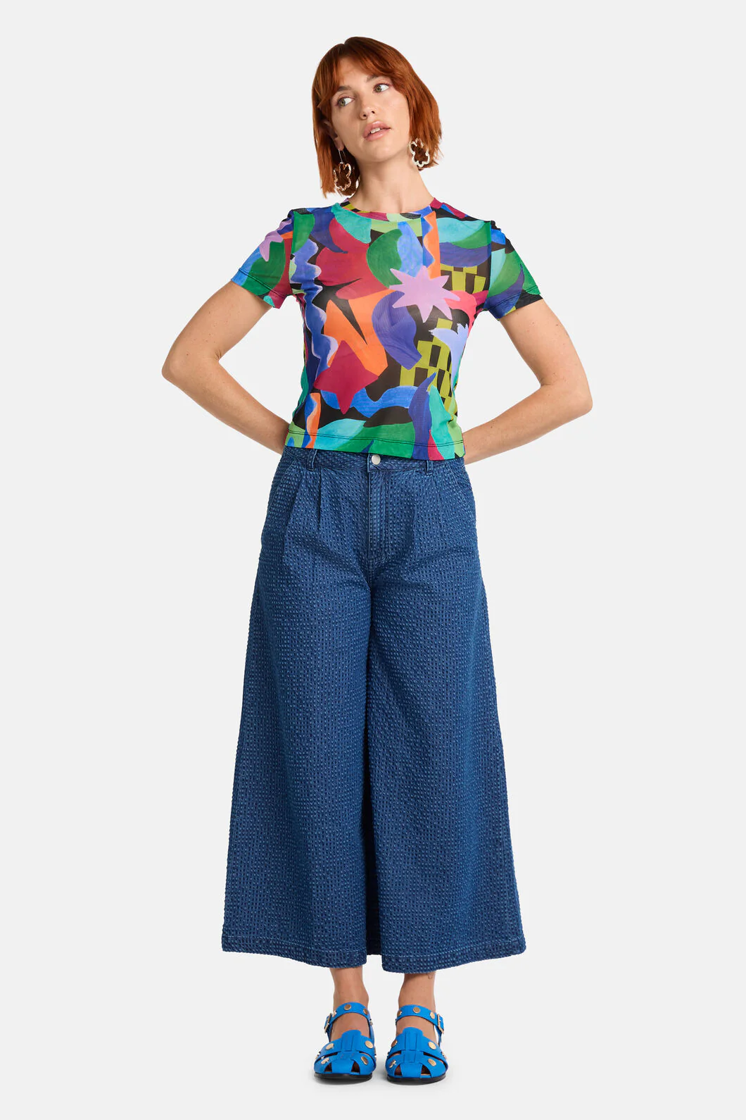 Tangled Tropic Mesh Top - Image 2