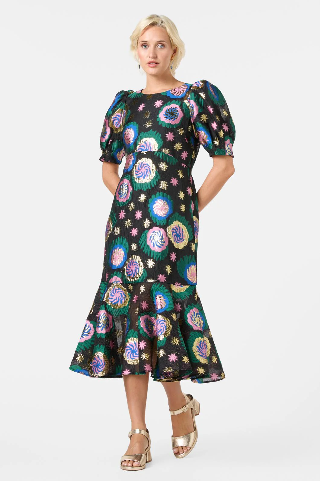 The Comet Jacquard Dress - Image 6