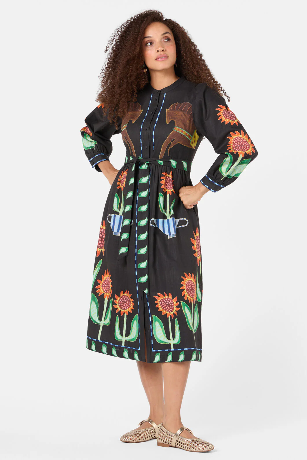The Horses Midi Dress - Image 6