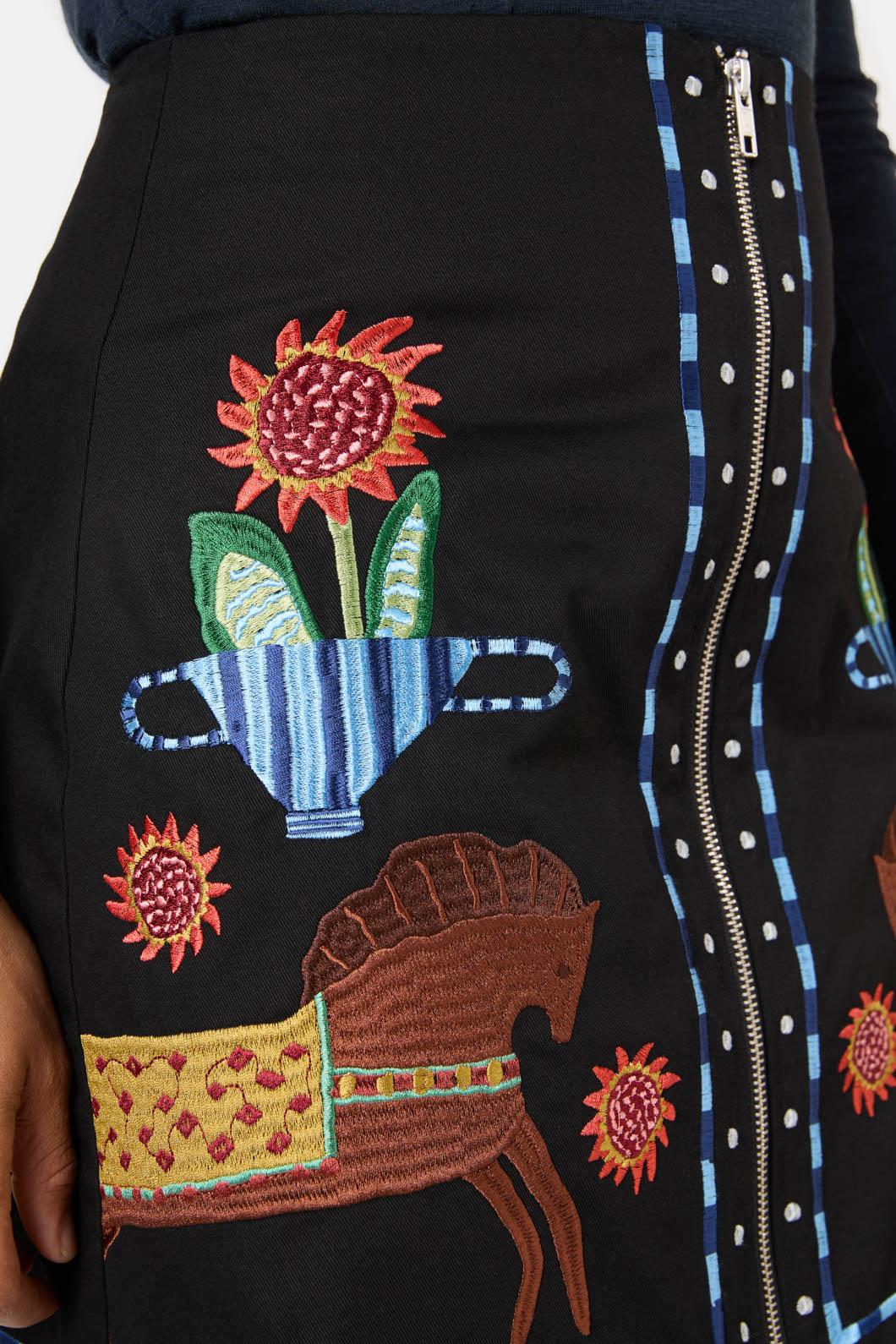 The Horses Mini Skirt - Image 6