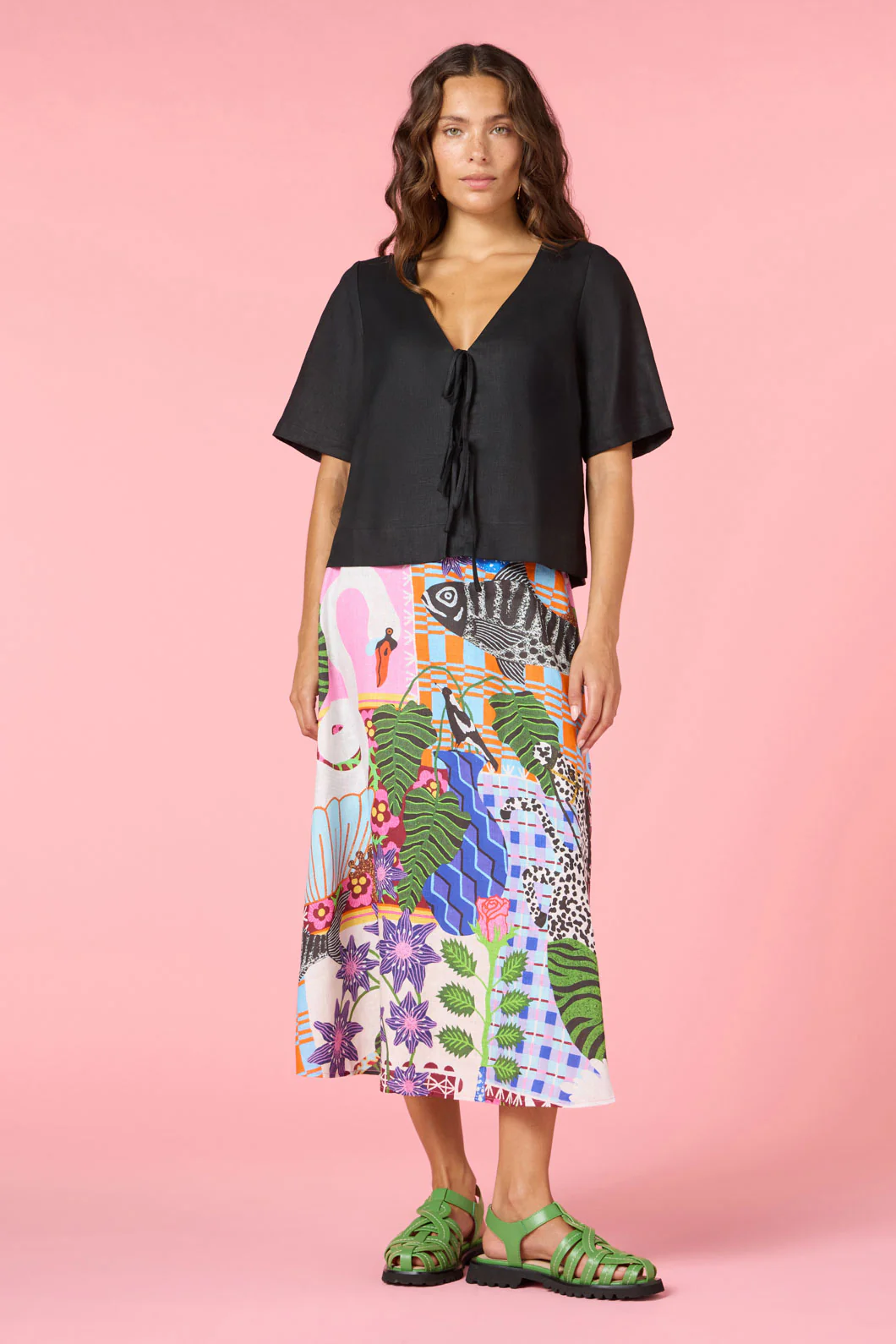 Tie And True Linen Top - Image 6