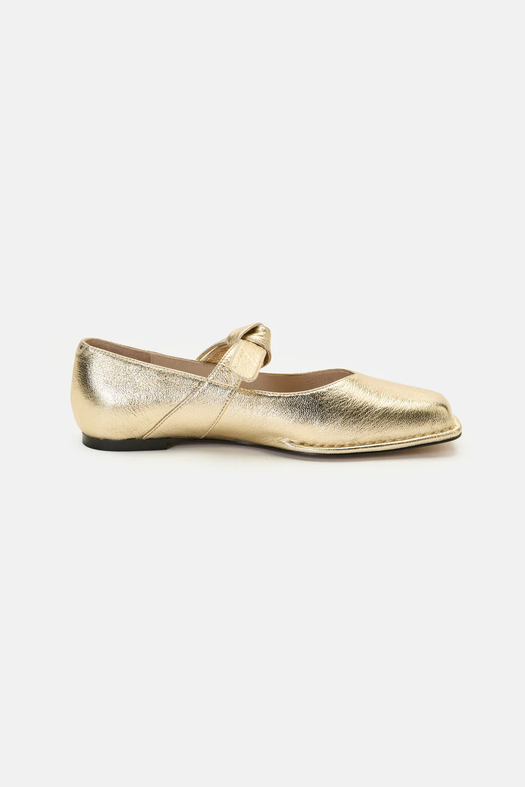 Tie Up Flat - Gold - Image 3