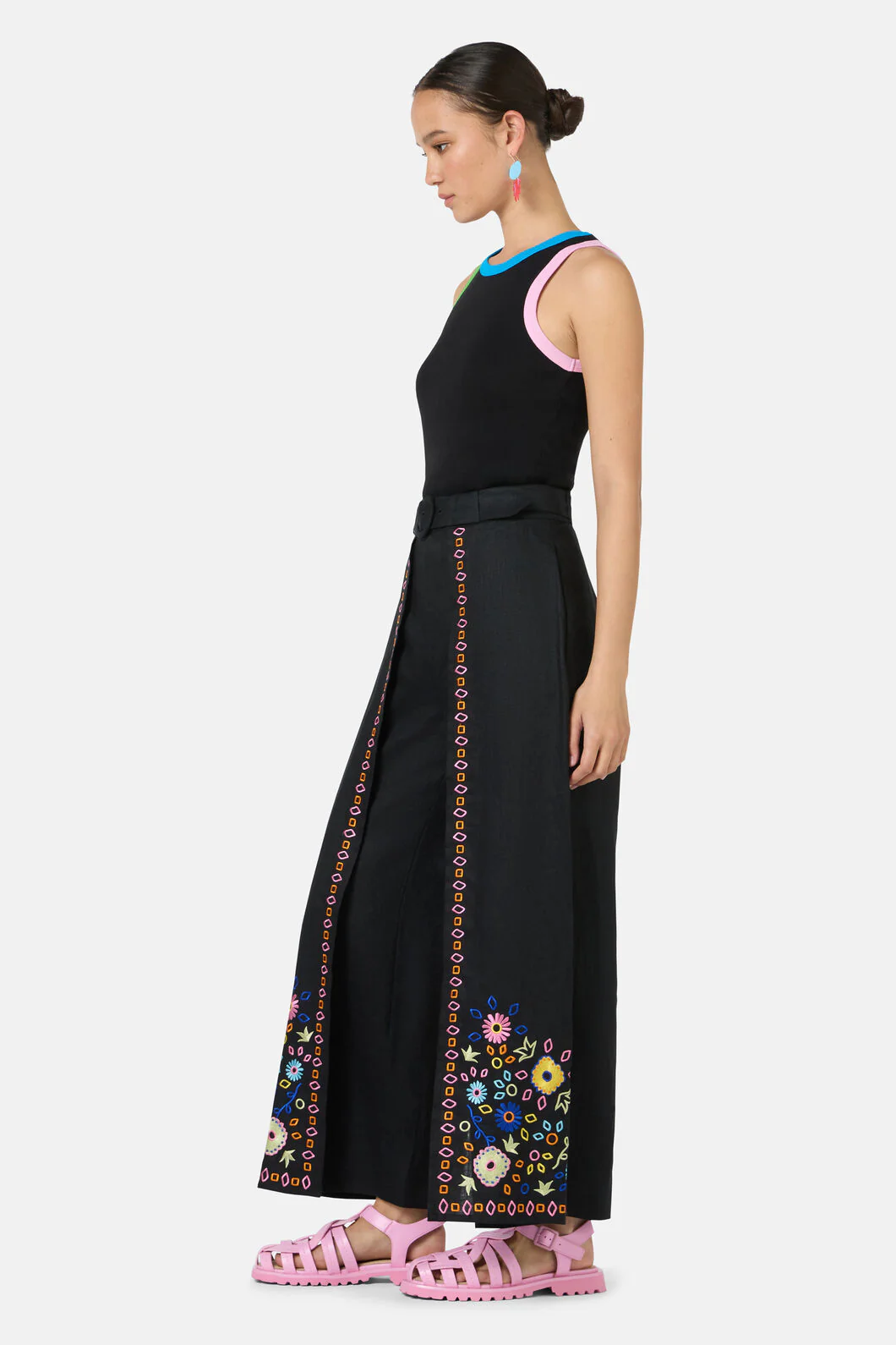 Tropic Pop Embroidered Pant - Image 2