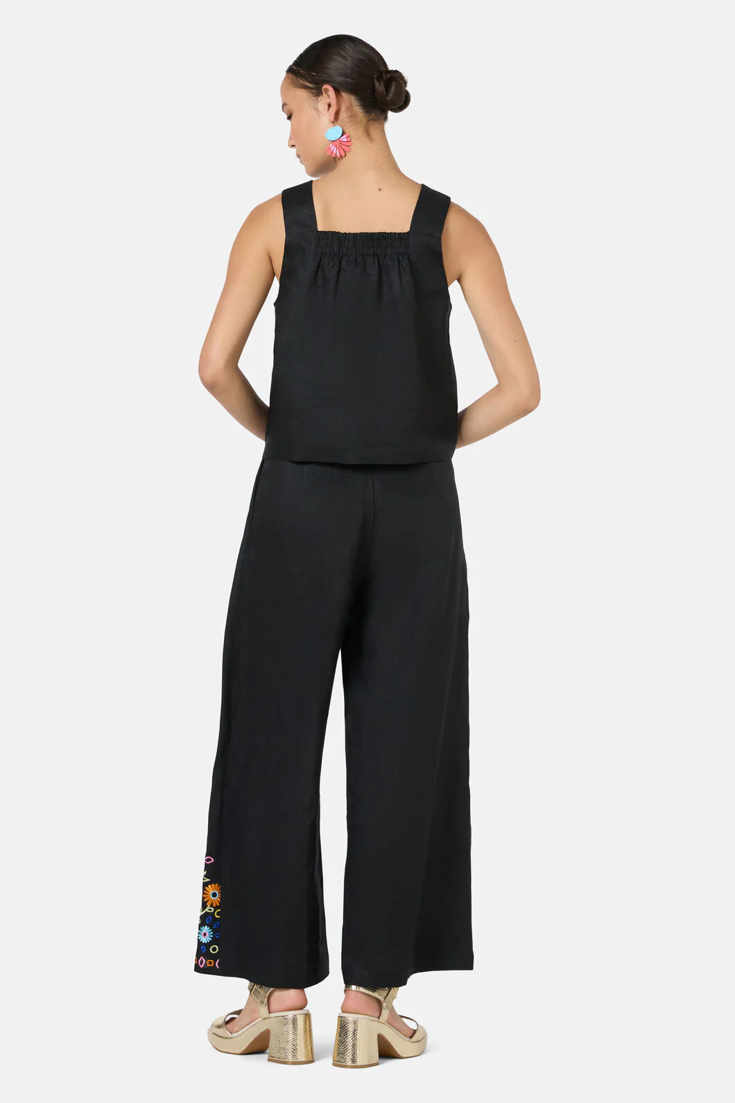 Tropic Pop Embroidered Tank - Image 4