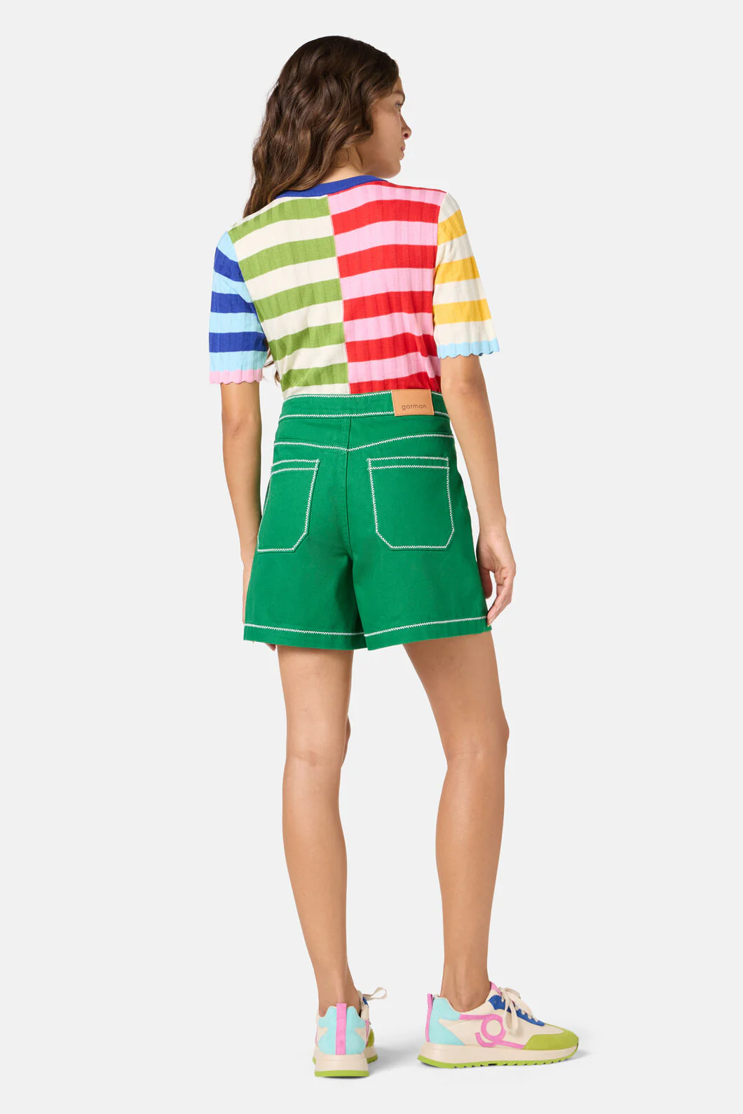Twist And Stitch Denim Shorts - Image 3