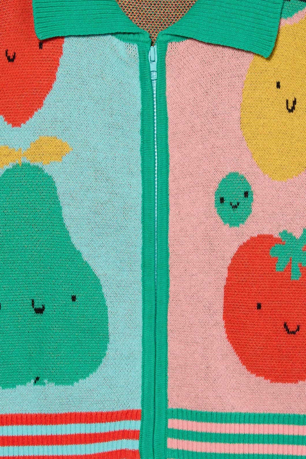 Veggies Kids Zip Cardigan - Image 3