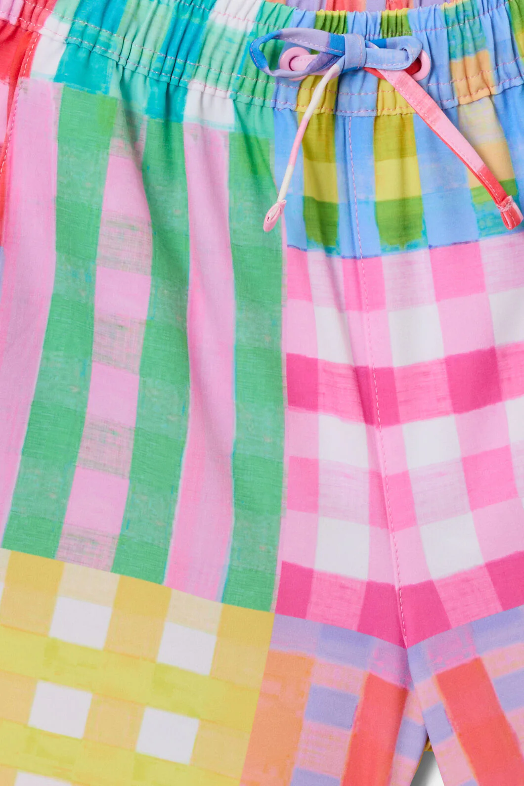 Vichy Check Kids Swim Shorts - Image 4