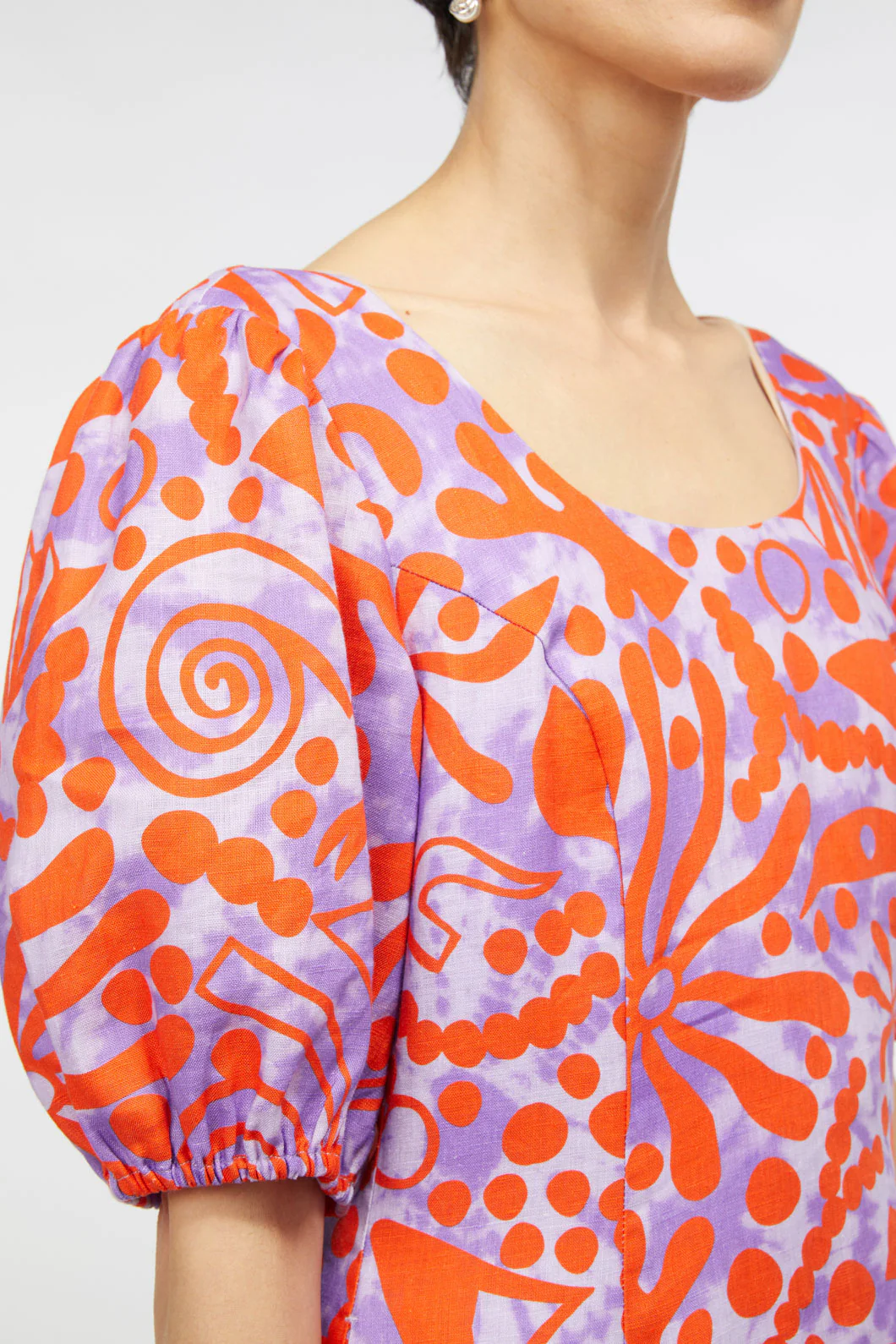 Volcano Linen Dress - Image 5