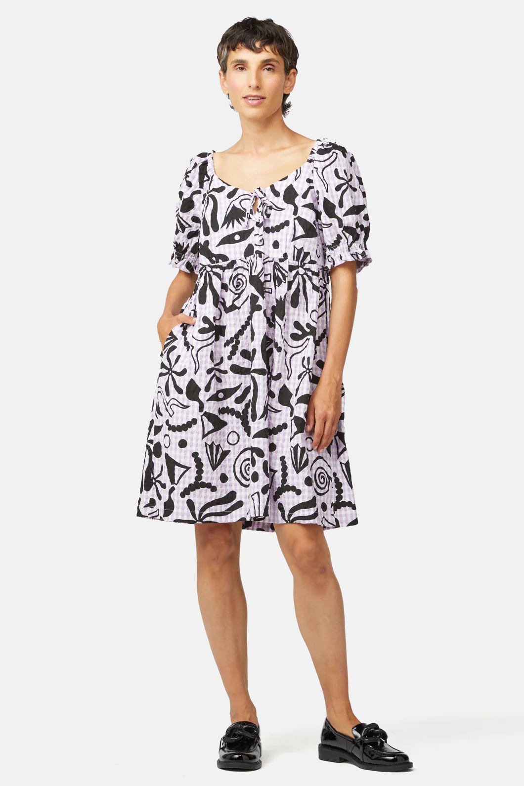 Volcano Smock Dress - Image 6