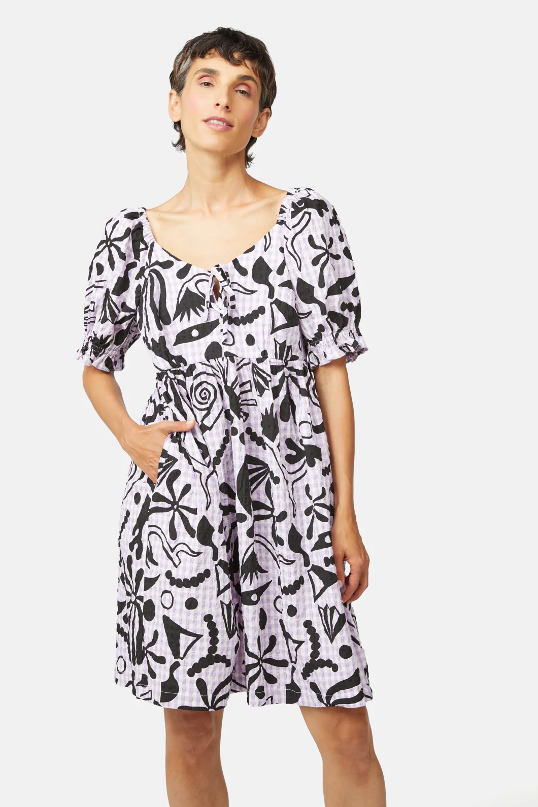 Volcano Smock Dress - Image 7