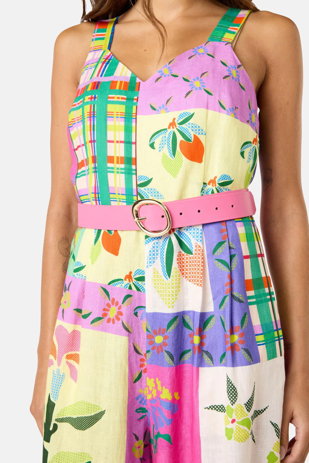 Wavy Waist Belt Pink - Image 2