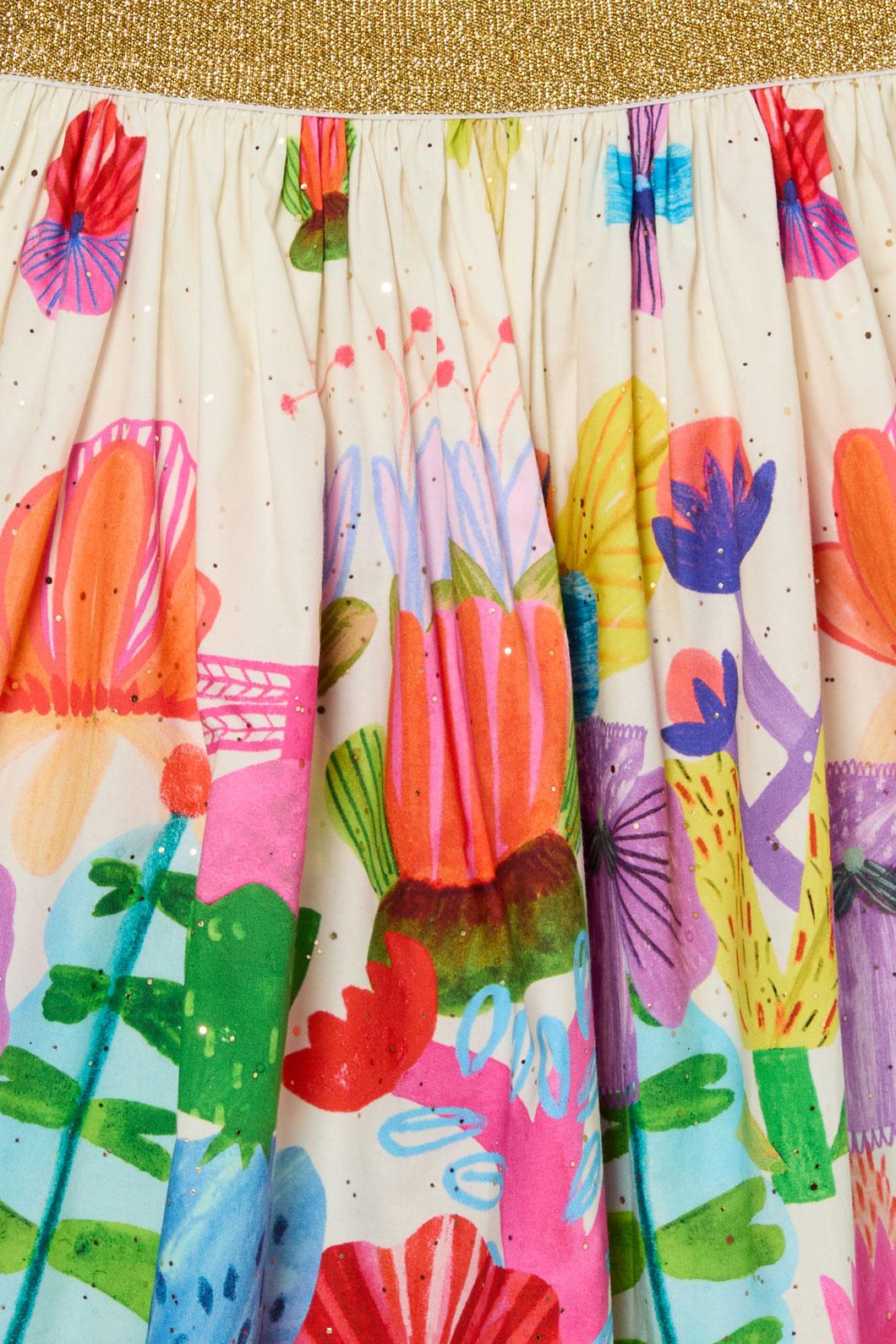 Wild Flowers Kids Skirt - Image 4
