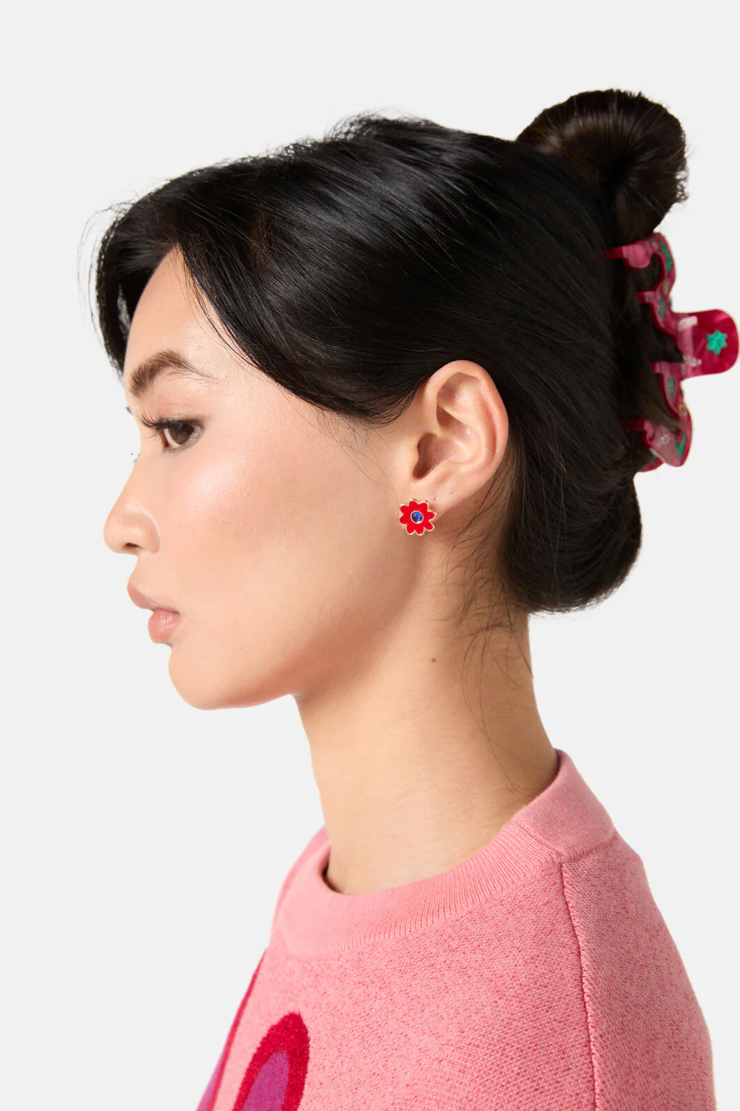 Windowsill Double Flower Earring - Image 4